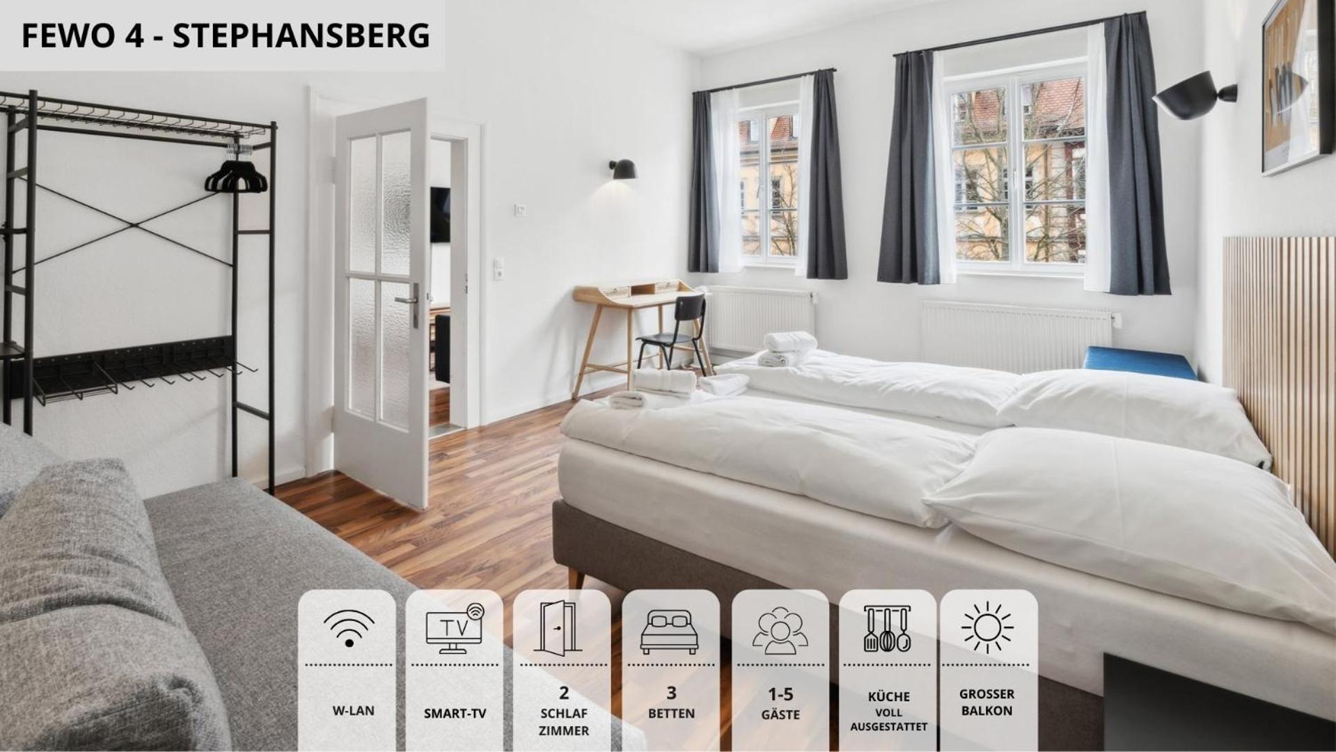 Neu Kapapart15 - 6 Schoene Fewos Mit Einbaukueche, Bad Und Balkon In Der Altstadt Auf Bambergs Insel Bagian luar foto