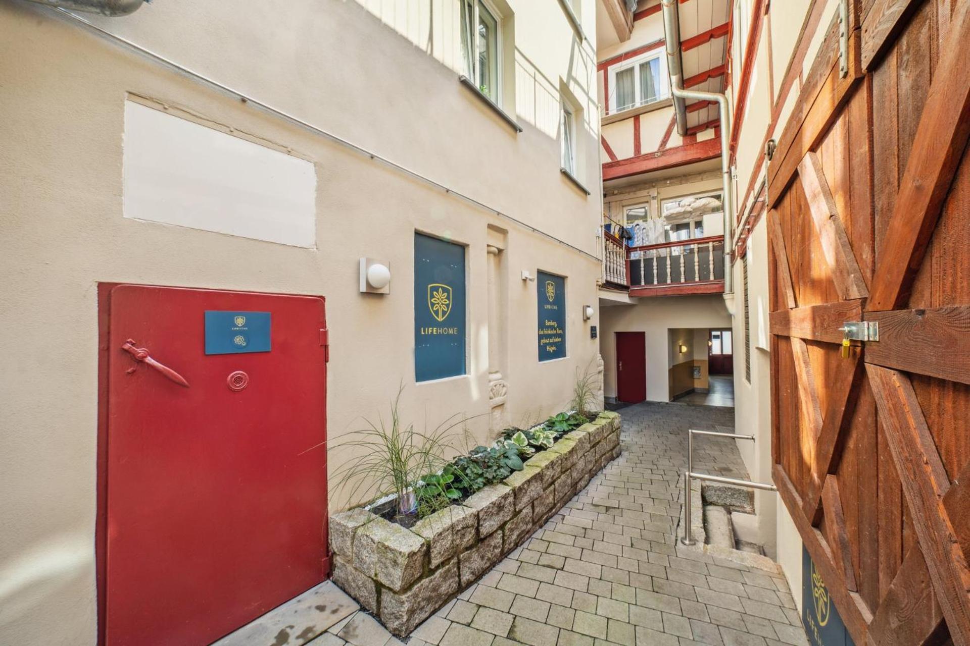 Neu Kapapart15 - 6 Schoene Fewos Mit Einbaukueche, Bad Und Balkon In Der Altstadt Auf Bambergs Insel Bagian luar foto
