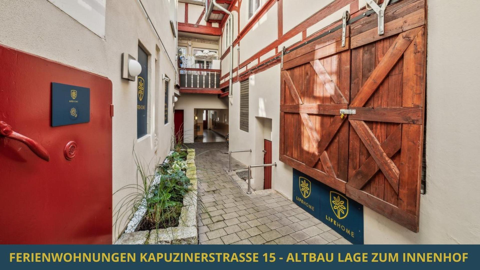 Neu Kapapart15 - 6 Schoene Fewos Mit Einbaukueche, Bad Und Balkon In Der Altstadt Auf Bambergs Insel Bagian luar foto
